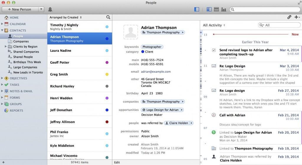 best contact management for mac